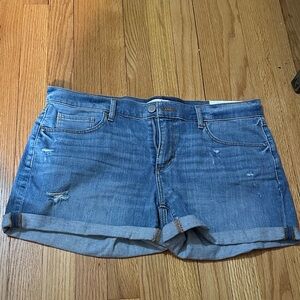 LOFT Light Blue Jean Shorts